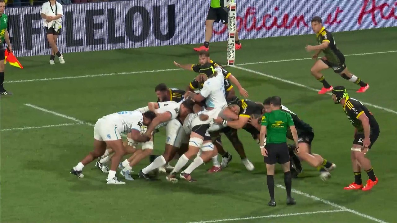 TOP 14 - Essai de pénalité (MHR) - Stade Rochelais - Montpellier Hérault Rugby