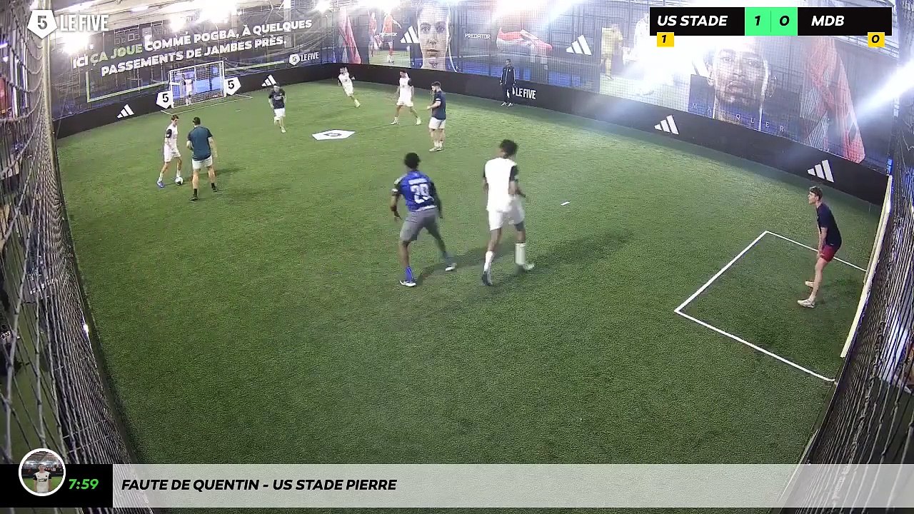 Faute de Quentin - Us Stade Pierre