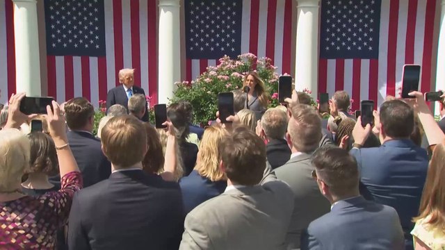 Melania Trump's Take It Down Act speech