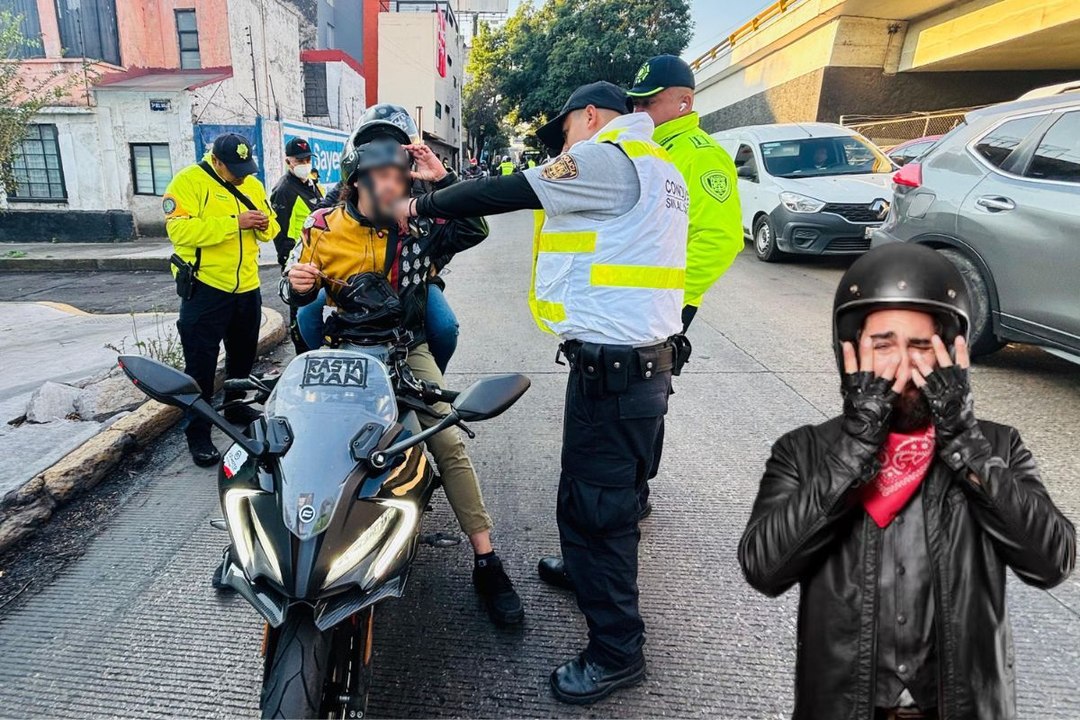 Multas a motociclistas en CDMX: infracciones que te llevan directo al corralón y cuánto te cuestan