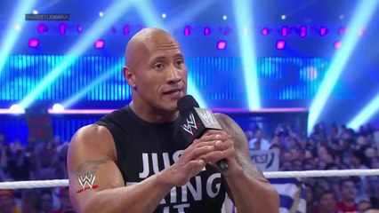 WWE superstar the Rock