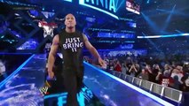 WWE superstar the Rock entry in the ring