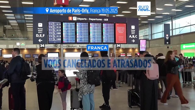 Voos cancelados e atrasados no aeroporto de Paris-Orly após avaria nos sistemas de controlo de tráfego