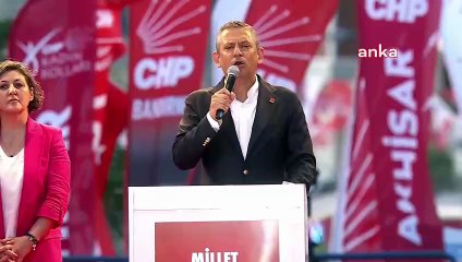 Özel, mitingde Erdoğan'ın görüntülerini izletti: Size yalanlarını izletelim