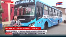 Conductor de transporte público 'El Chino' fue herido por delincuente en la Panamericana Sur