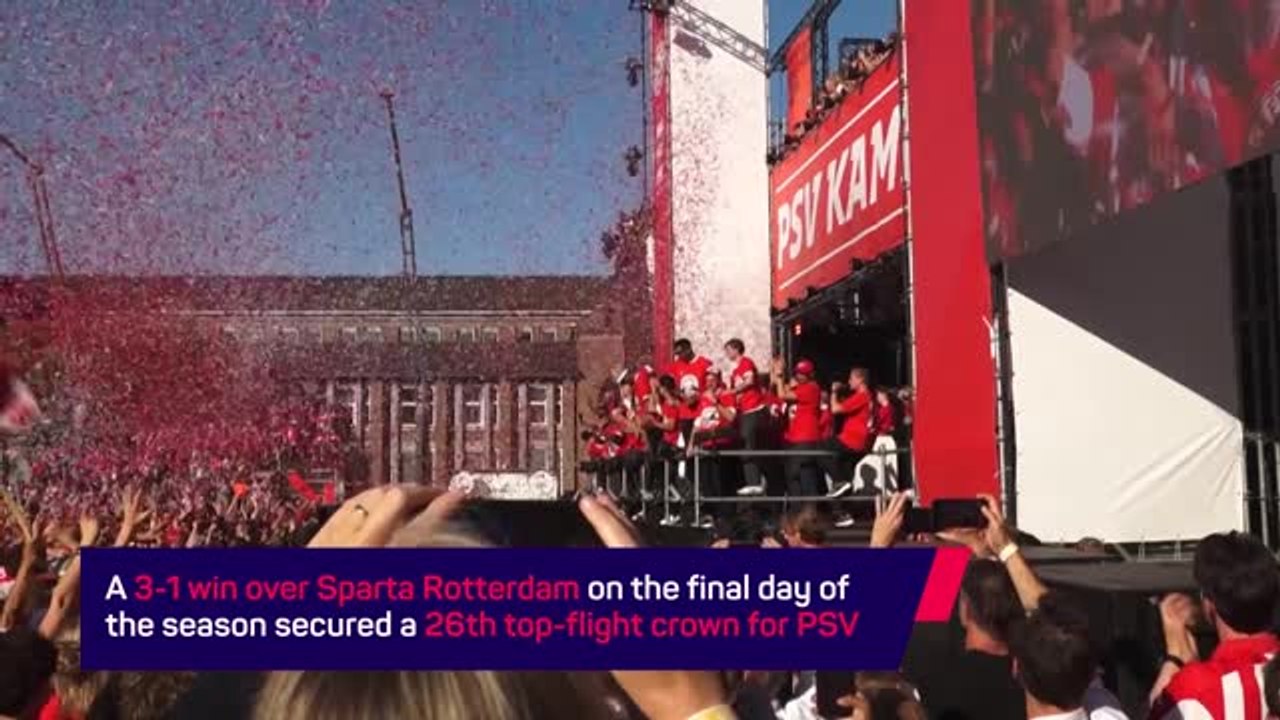 'This is the best feeling ever' - PSV fans celebrate Eredivisie title