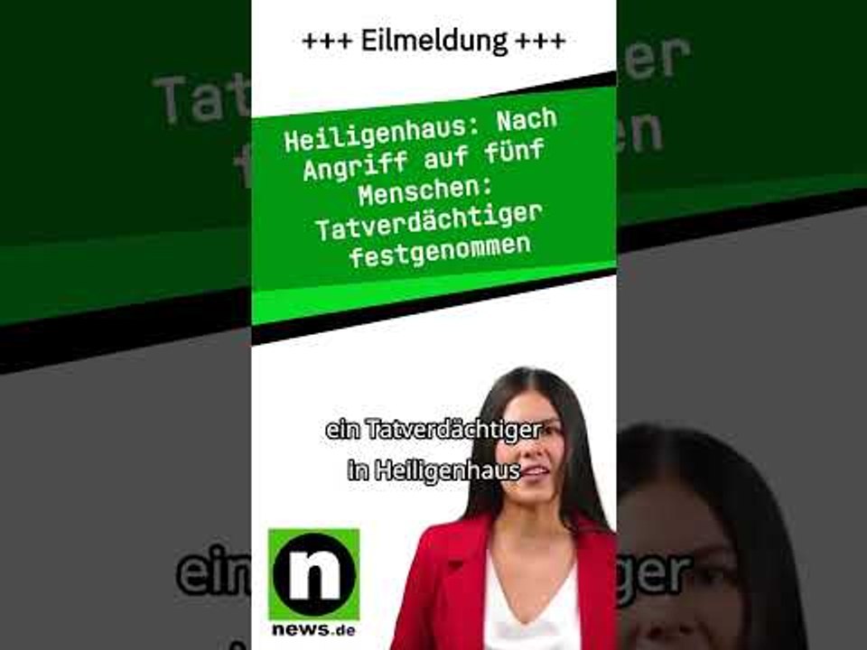 Nach Angriff auf fünf Menschen: Tatverdächtiger festgenommen