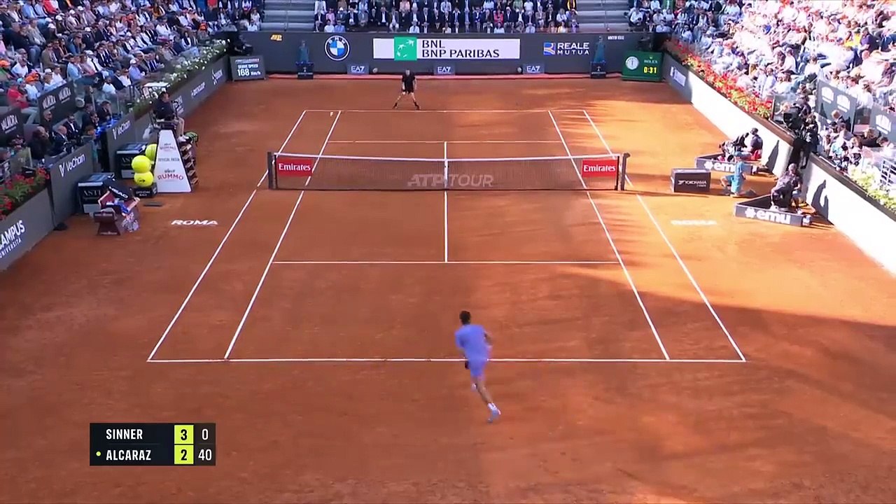 Jannik Sinner vs Carlos Alcaraz For The Title! 🏆 _ Rome 2025 Final Highlights
