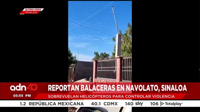 🚨¡Última Hora! Reportan balaceras entre civiles y fuerzas armadas en Navolato, sinaloa
