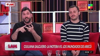 UNA NOTERA DE TN SE CRUZÓ CON LAS VÍCTIMAS DE LAS INUNDACIONES
