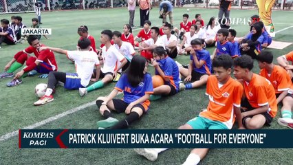 Patrick Kluivert Buka Football for Everyone, Dukung Street Child World Cup 2026