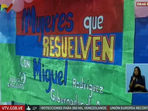 Féminas del estado Amazonas reafirman su apoyo al candidato Miguel Rodríguez