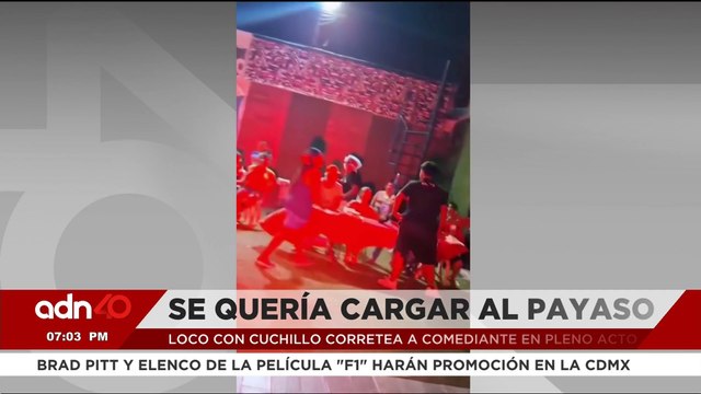 Joven amenaza con cuchillo a payaso durante despedida de soltera en Nuevo León