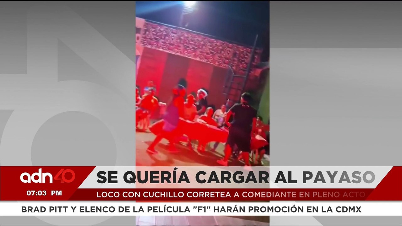 Joven amenaza con cuchillo a payaso durante despedida de soltera en Nuevo León