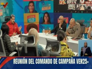 Presidente Maduro llamó a afinar la "Maquinaria 5X5" de cara a los comicios del 25-M