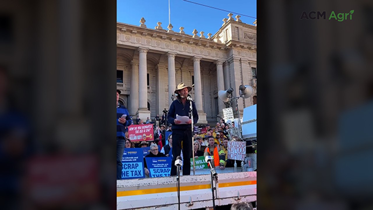Key speeches from fire levy protest in Victoria