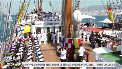 Recuento de los accidentes que ha tenido el Buque Escuela Cuauhtémoc