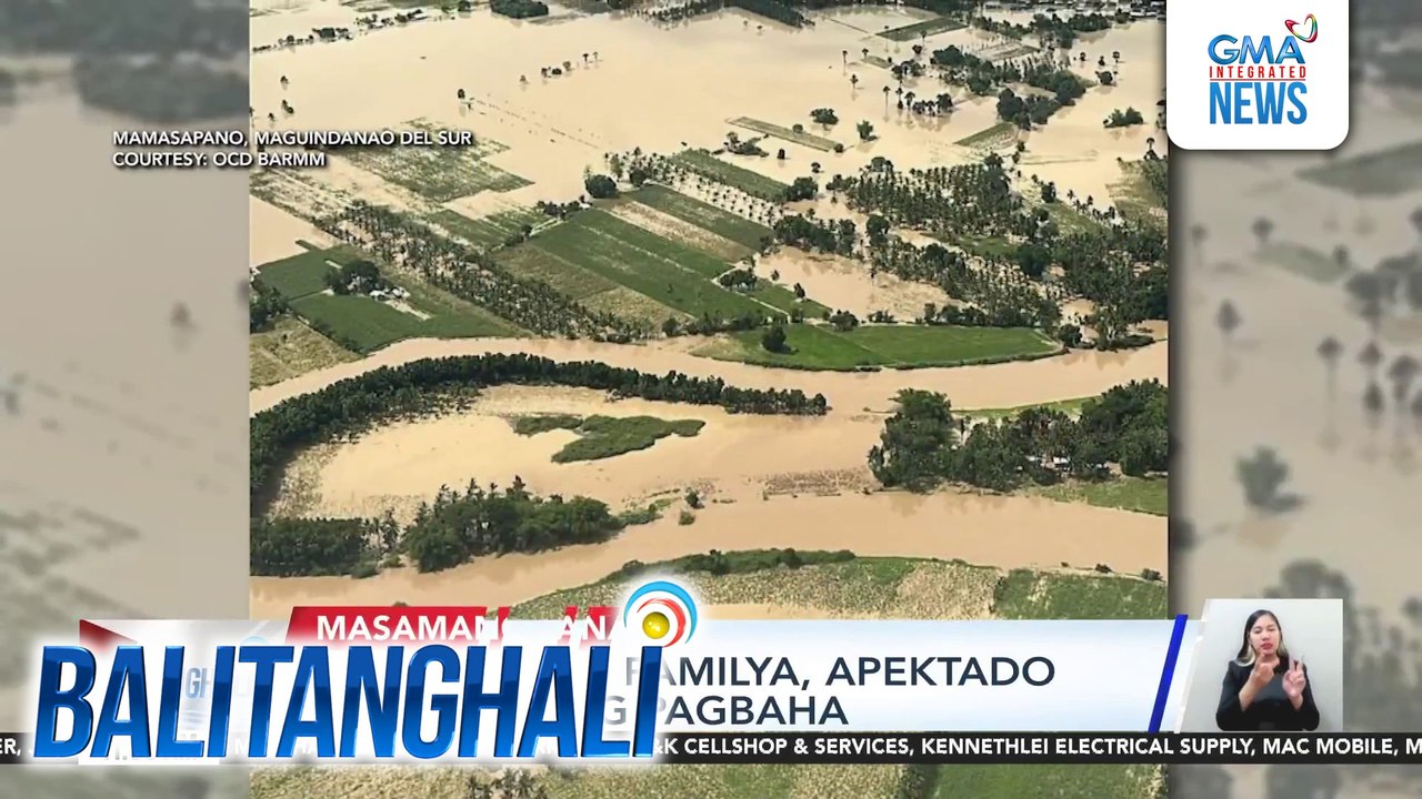 Mahigit 6,000 pamilya, apektado ng matinding pagbaha | Balitanghali