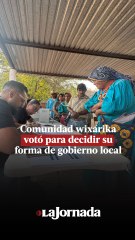 Comunidad wixárika votó para decidir su forma de gobierno local