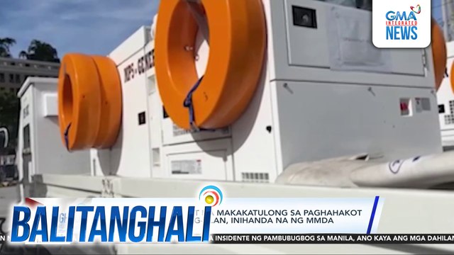 Mga heavy equipment na makakatulong sa paghahakot ng mga basura sa tag-ulan, inihanda na ng MMDA | Balitanghali
