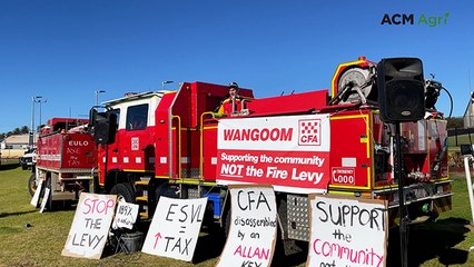 Rural community rallies in Warrnambool against fire levy