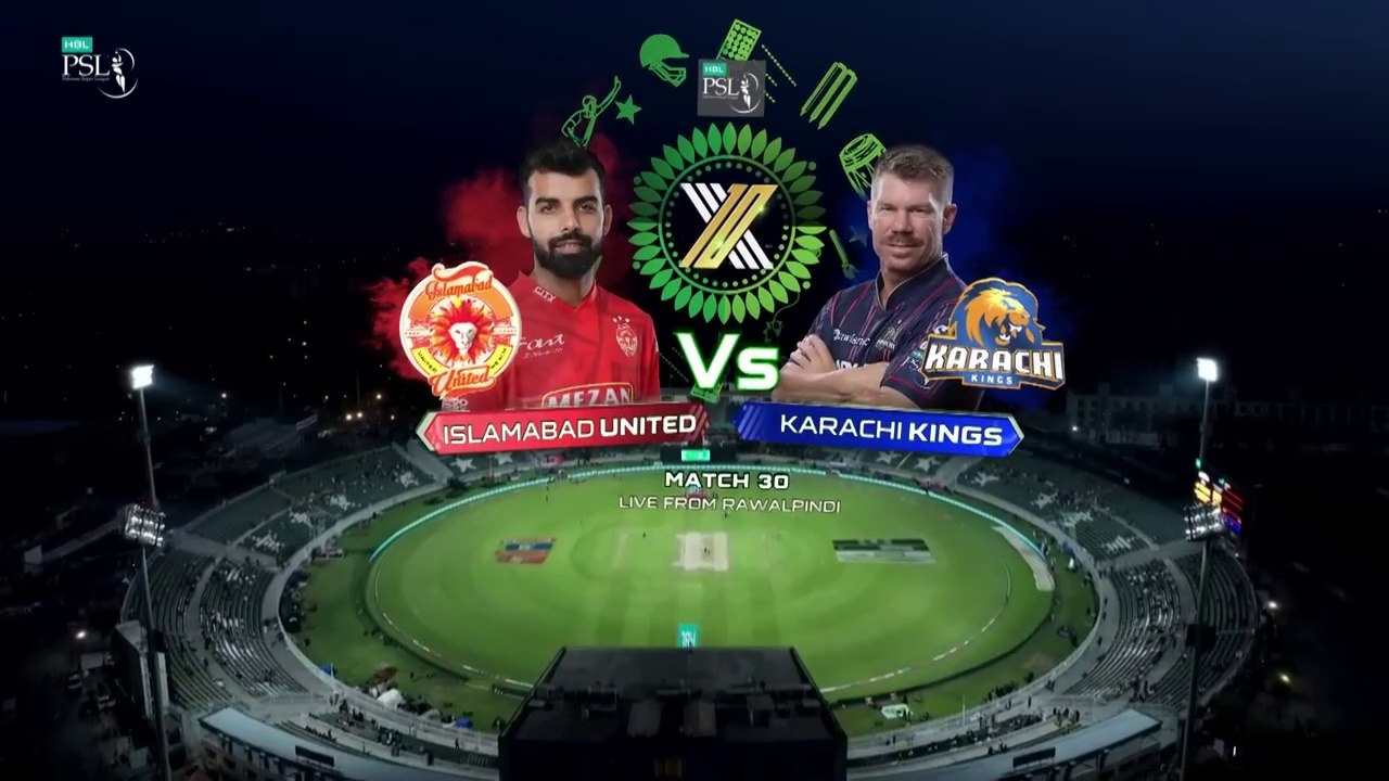 HBL PSL  | 30th Match | Islamabad United vs Karachi Kings | Full Match | Highlights | T20 | 2025