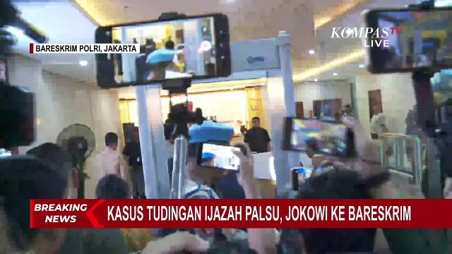 Detik-Detik Jokowi Penuhi Panggilan Bareskrim Polri Terkait Laporan Eggi Sudjana di Kasus Ijazah