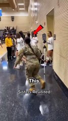This female soldier suddenly saw her younger❤️ #shorts