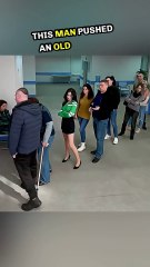 This Man Pushed the Old Woman 😱👉 #shorts