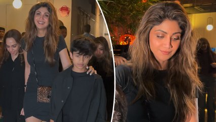 Shilpa Shetty Clicked With Friends & Family After Her Dinner Date In Bandra