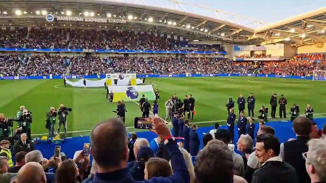 Watch as Brighton players give Premier League champions Liverpool guard of honour