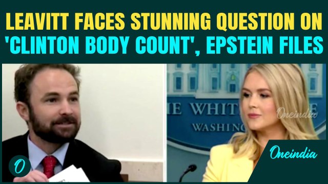 Karoline Leavitt Dodges Question on Trump’s Viral ‘Clinton Body Count’ Post, Clashes With Reporter