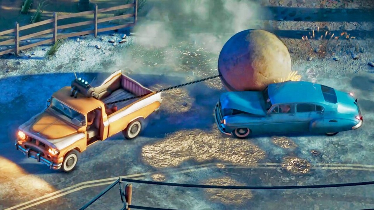 Eine todeskugel sorgt in deliver at all costs für viele blechschäden