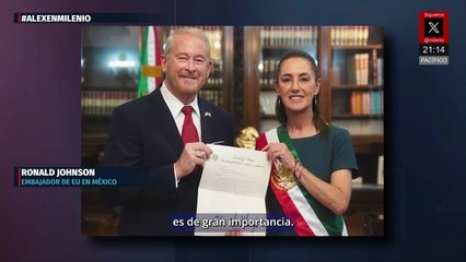 Primer encuentro entre Claudia Sheinbaum y Ron Johnson nuevo embajador de EU