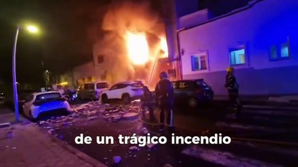 Una explosión con incendio en una casa en La Cuesta (La Laguna) deja un muerto durante la noche
