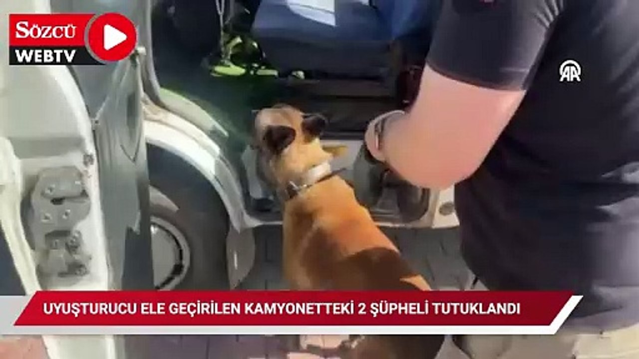 Uyuşturucu ele geçirilen kamyonetteki 2 şüpheli tutuklandı