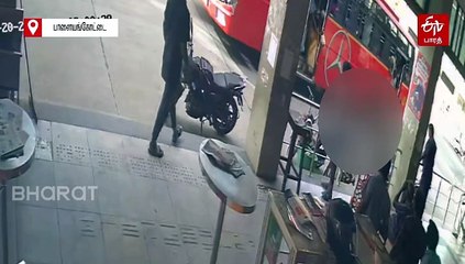 தனியார் பேருந்து மோதி கட்டுமான தொழிலாளி உயிரிழப்பு.. நெல்லையில் சோகம்!