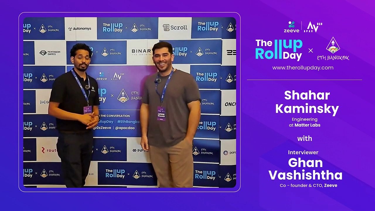 The ZK Dream is Becoming a Reality - Shahar Kaminsky, Matter Labs