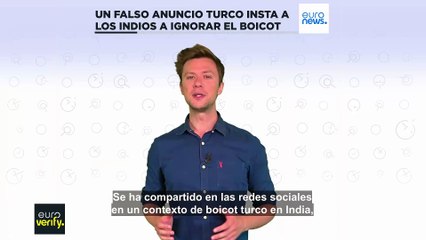 Euroverify: Un anuncio falso del Gobierno turco insta a los turistas indios a ignorar el boicot