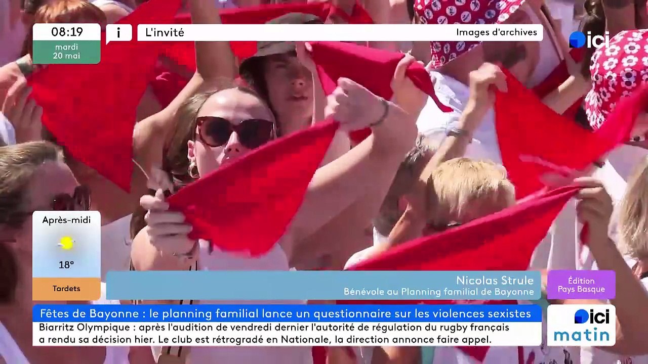 Fêtes de Bayonne : le Planning Familial alerte sur les violences sexistes et sexuelles