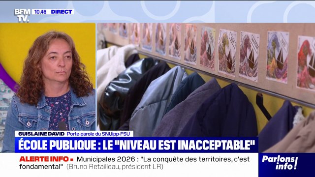 Rapport sur l'école primaire: Les écarts se creusent entre les élèves les plus en difficultés, issus des milieux populaires, et les élèves favorisés , affirme Guislaine David (SNUpp-FSU)
