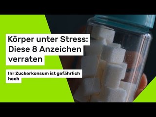 Körper unter Stress: Diese 8 Anzeichen verraten: Ihr Zuckerkonsum ist gefährlich hoch