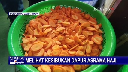 Intip Kesibukan Dapur Asrama Haji Surabaya saat Musim Haji