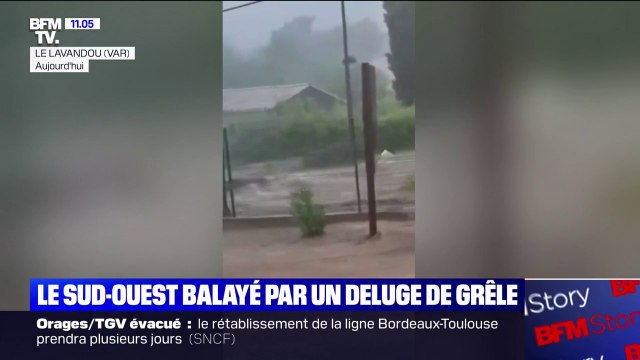 Inondations: deux mois de pluie sont déjà tombés en quelques heures dans le Var