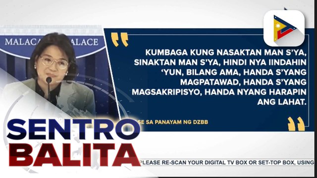 PBBM, handang isantabi ang hindi pagkakaunawaan para sa ikabubuti ng bansa; Pangulo, handang magpatawad at magsakripisyo bilang ama ng bansa, ayon sa Malacañang