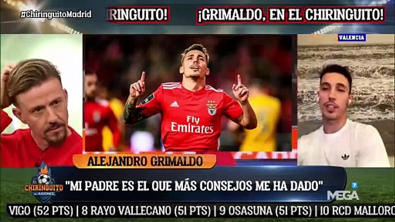 Grimaldo: "Es un orgullo sonar para el Real Mad...