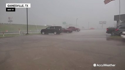 Drivers in Texas face severe weather
