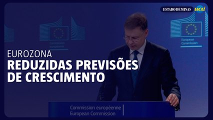 Reduzidas previsões de crescimento da Eurozona