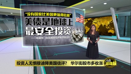 穆迪降级美国信用评级，华尔街股市逆势上涨📈