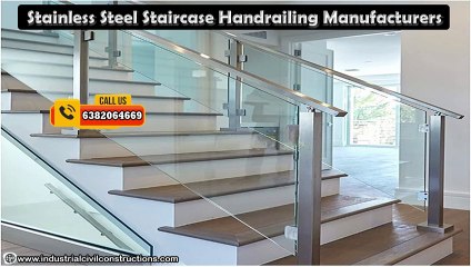 Stainless Steel SS Staircase Handrailing in Chennai